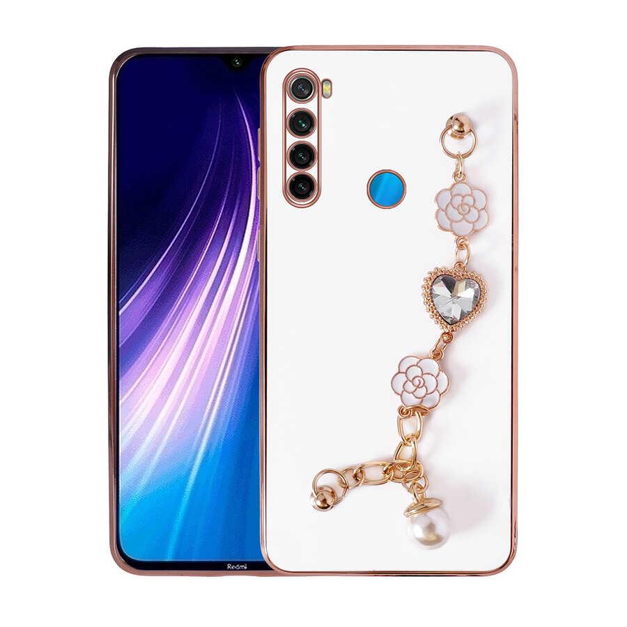 Xiaomi Redmi Note 8 Kılıf El Tutamaçlı Kamera Korumalı Zore Taka Silikon Kapak