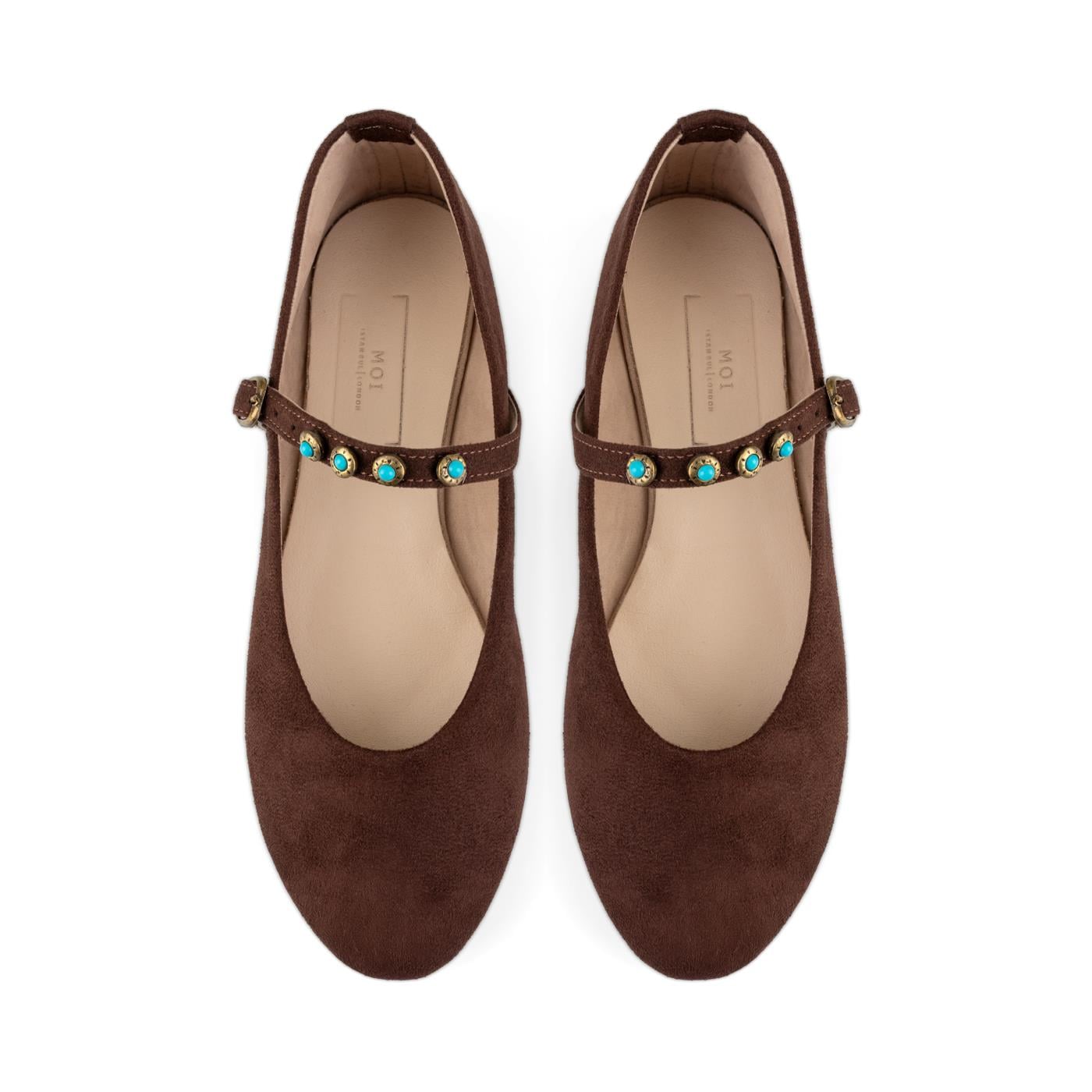 Bella Turquoise Mary Janes