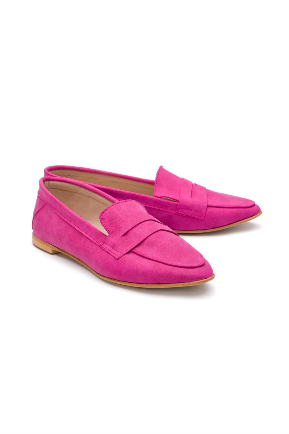 Blush Vegan Suede Moccasin