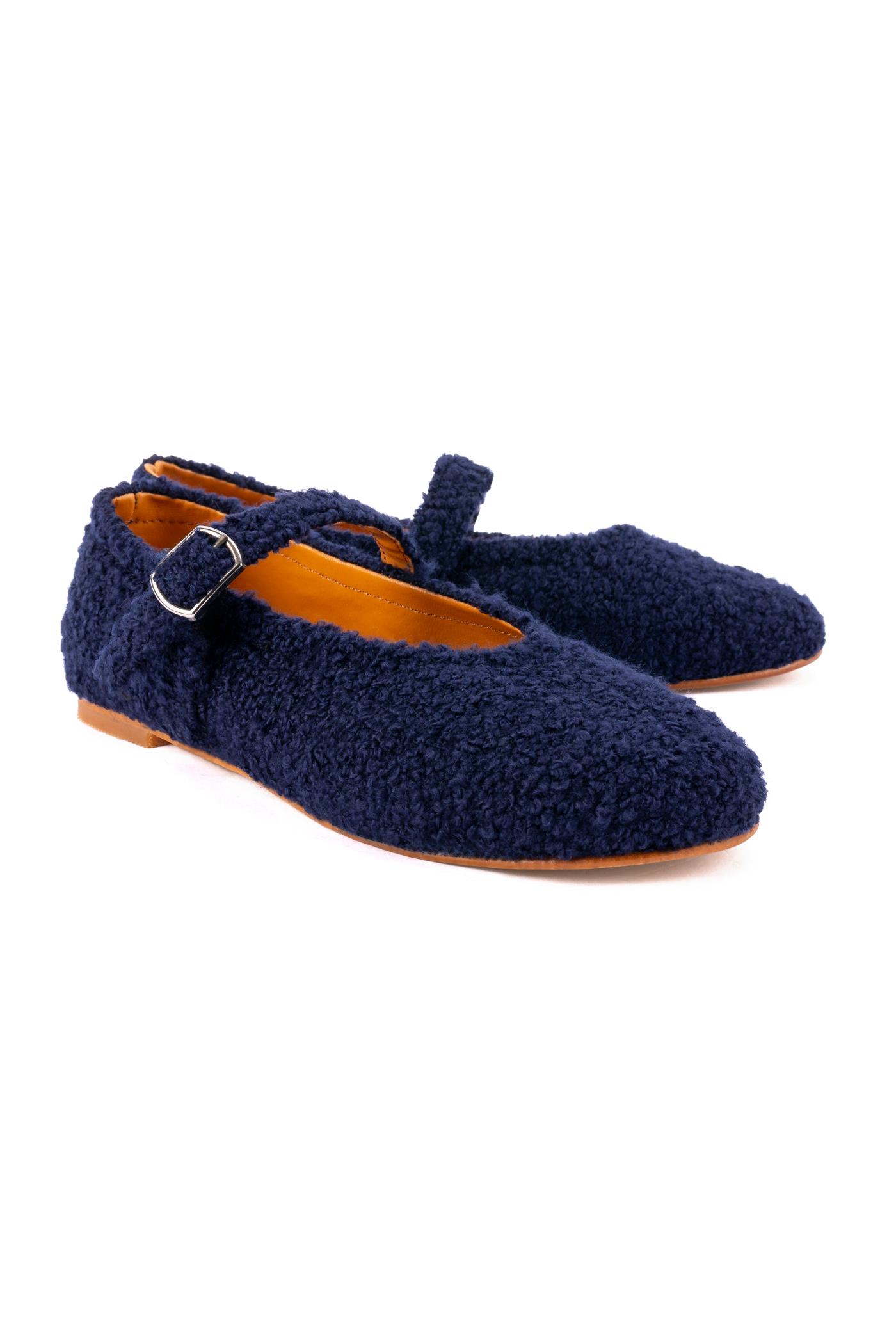 Elegant Mary Janes Teddy(Navy)