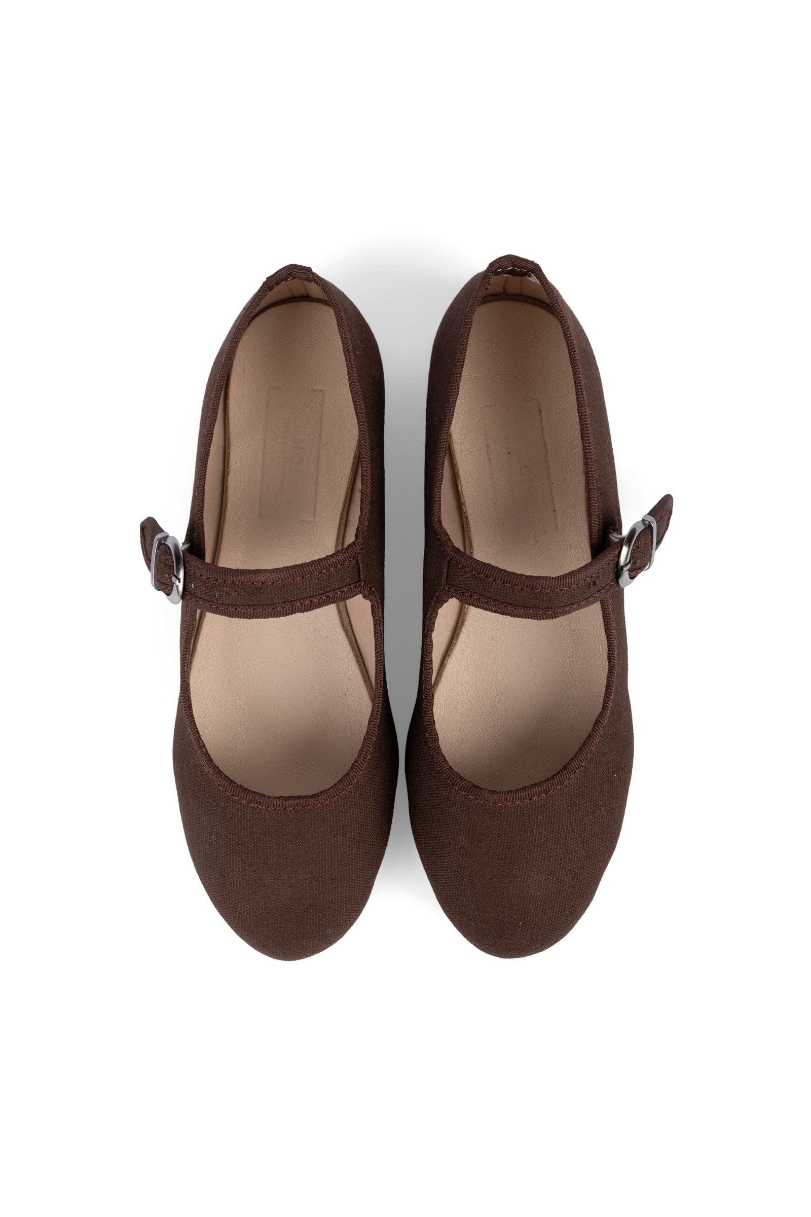 Jet Choco Mary Jane Flats