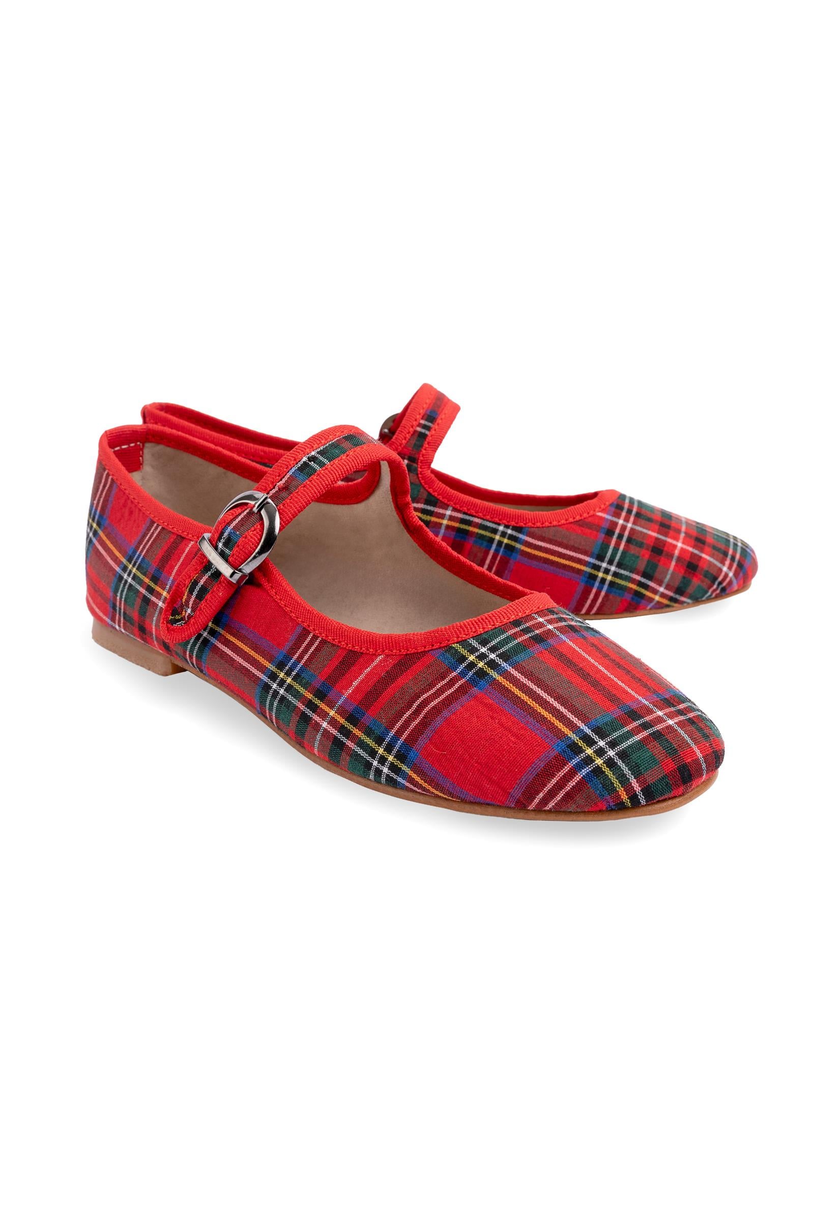 Jingle Bells Mary Janes-Red