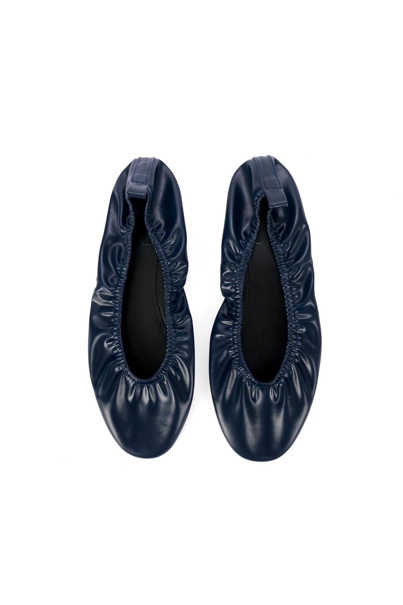 Navy Ballerinas