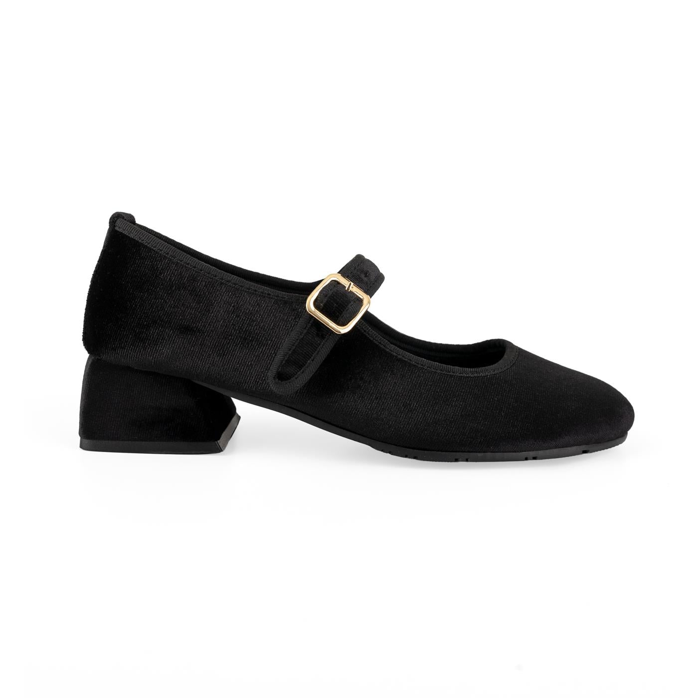Velvet Noir Heels