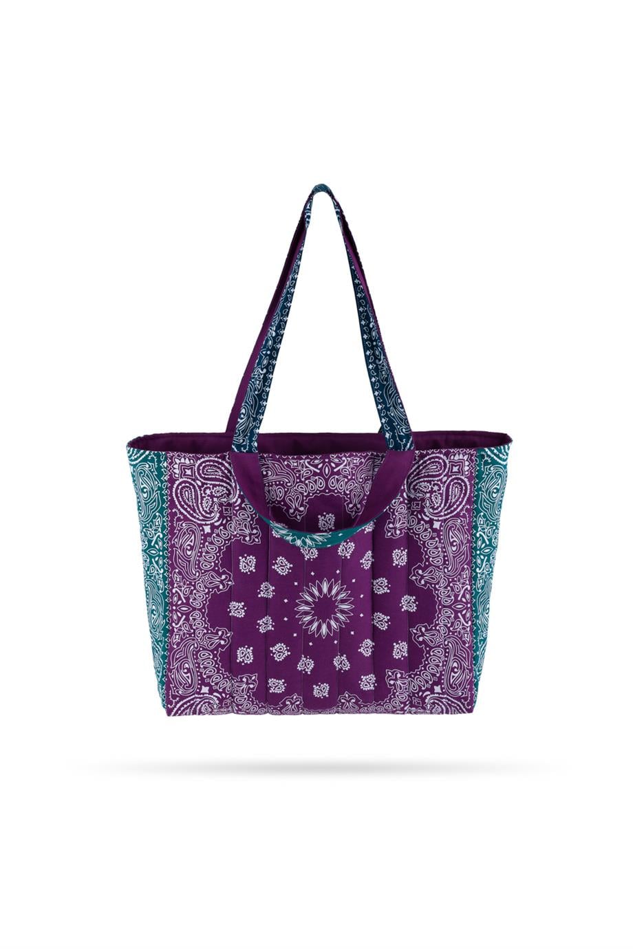 Boho Bandana Bag - Purple