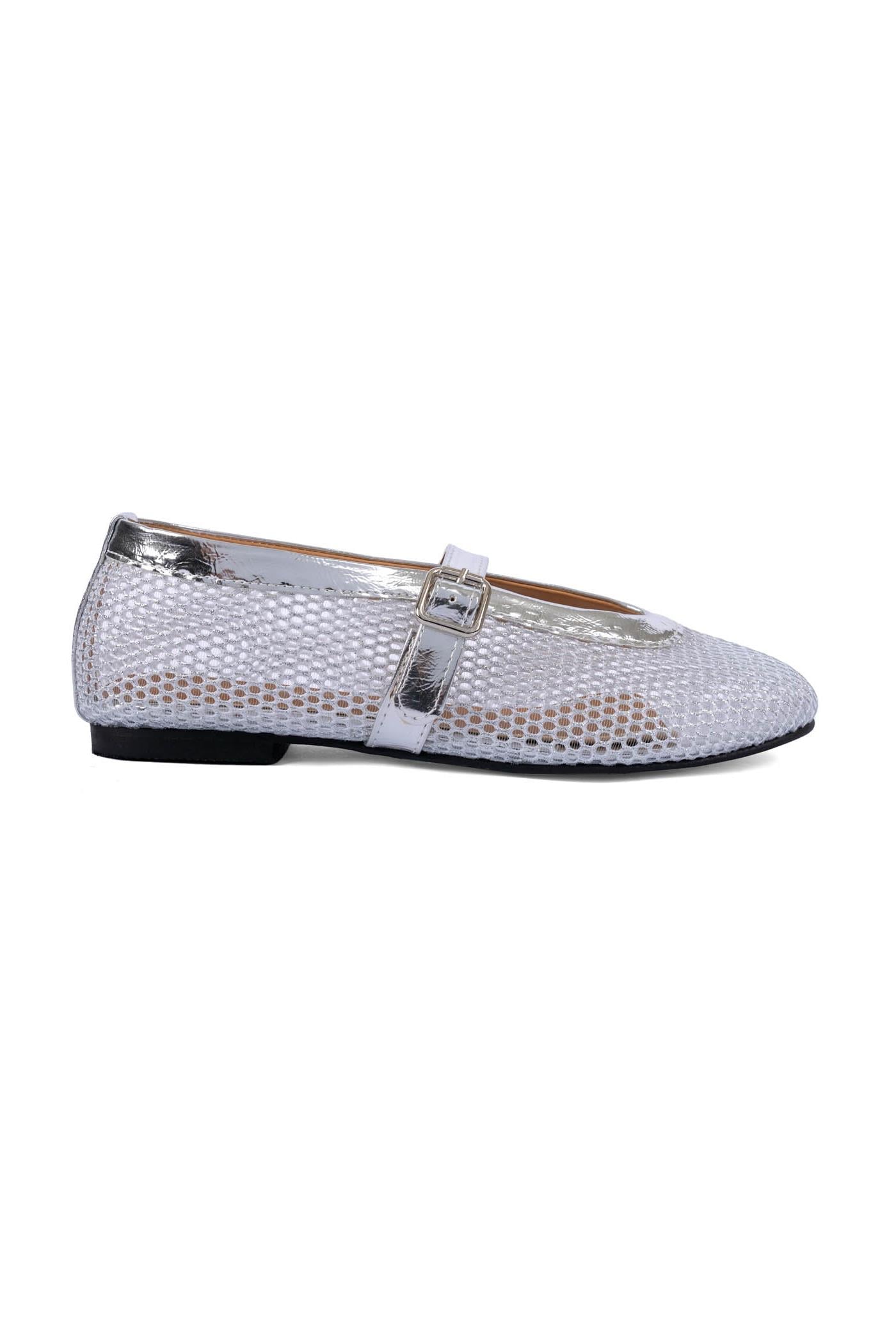 Carnavalet Silver Mary Janes