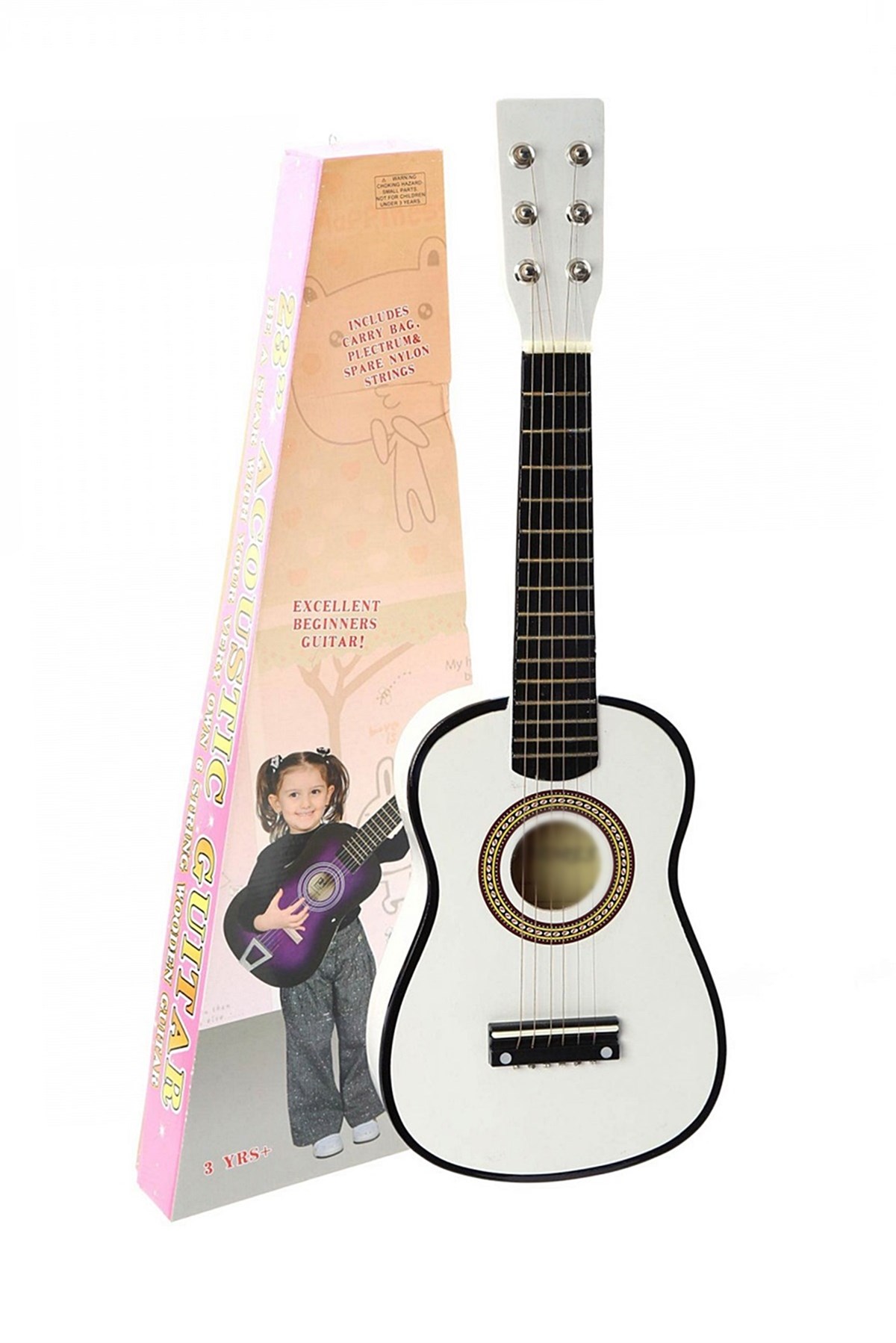 Çocuk Gitarı - Beyaz