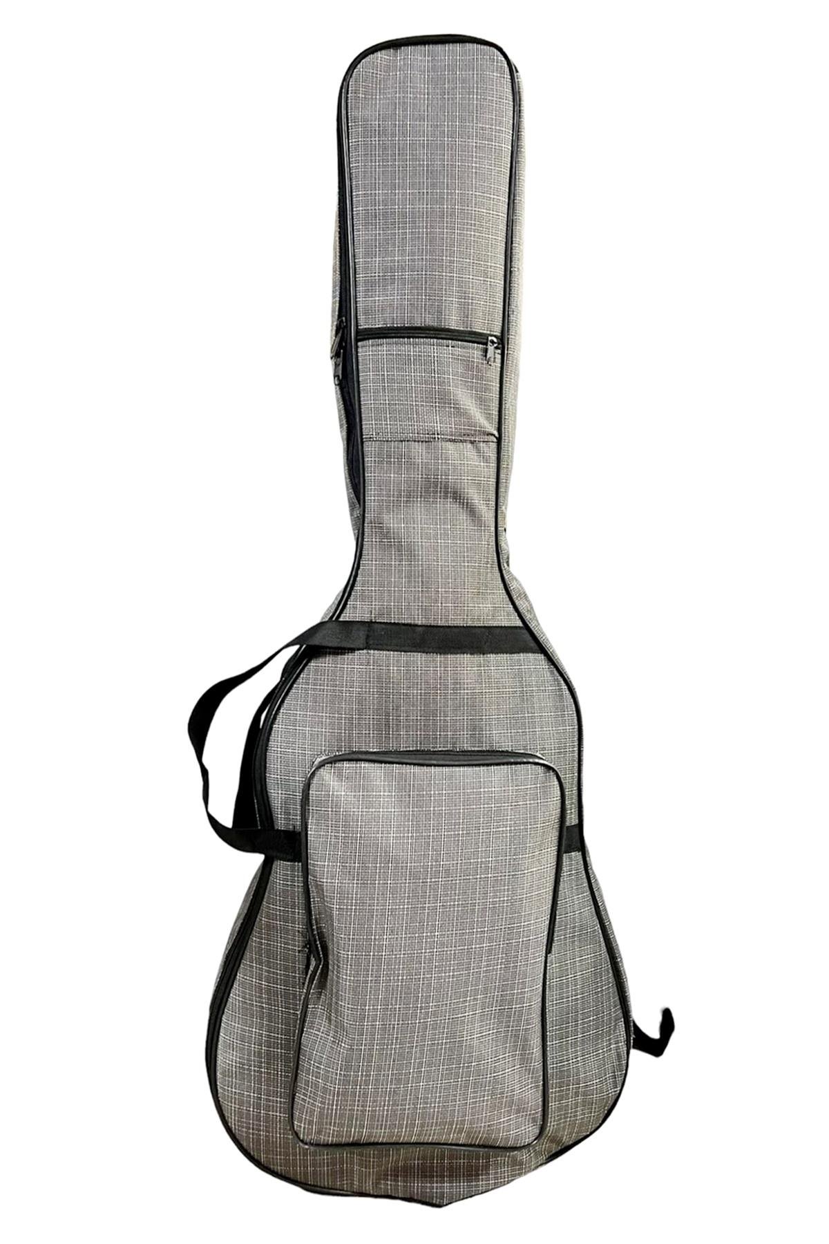 Fransua Klasik Gitar Çantası Gri Softcase -Gigbag 