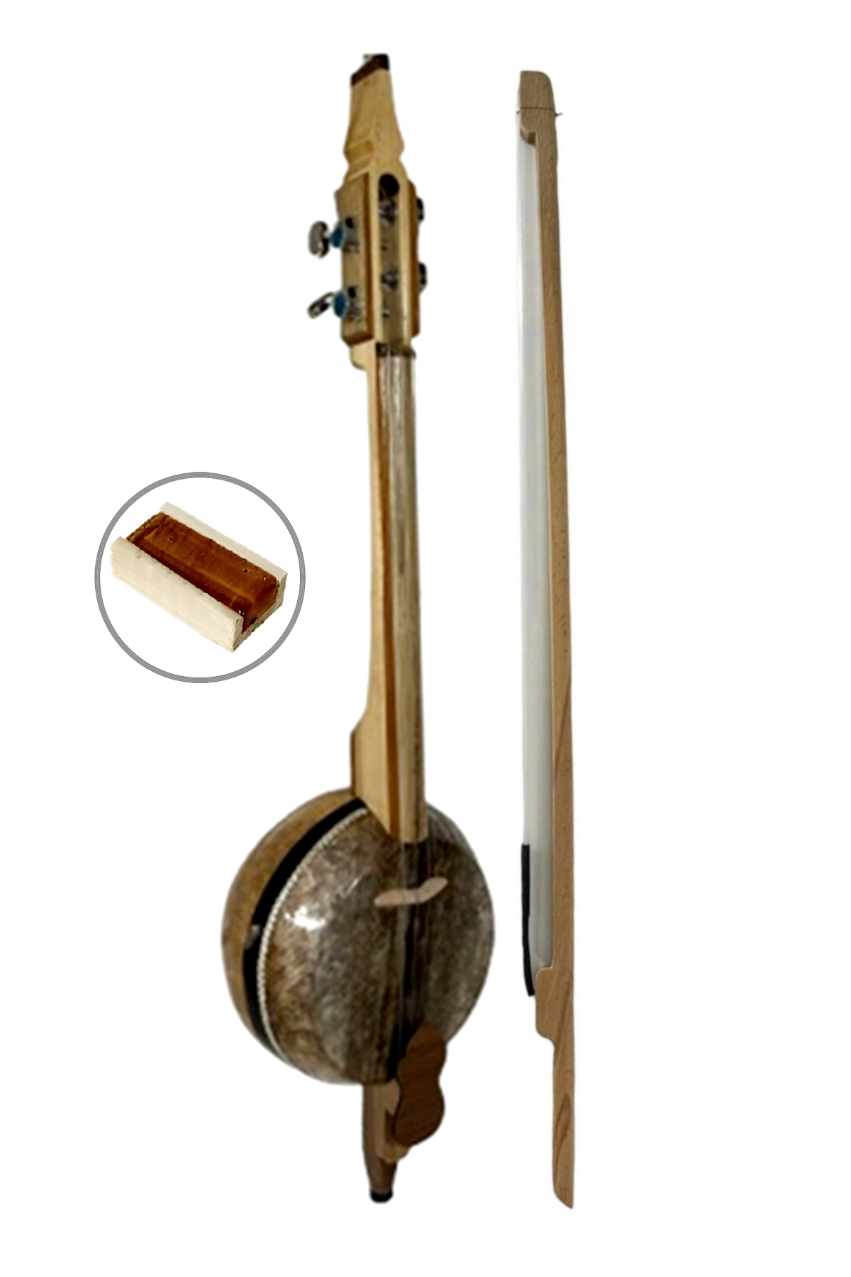 Kaliteli Kabak Kemane Gitar Burgulu