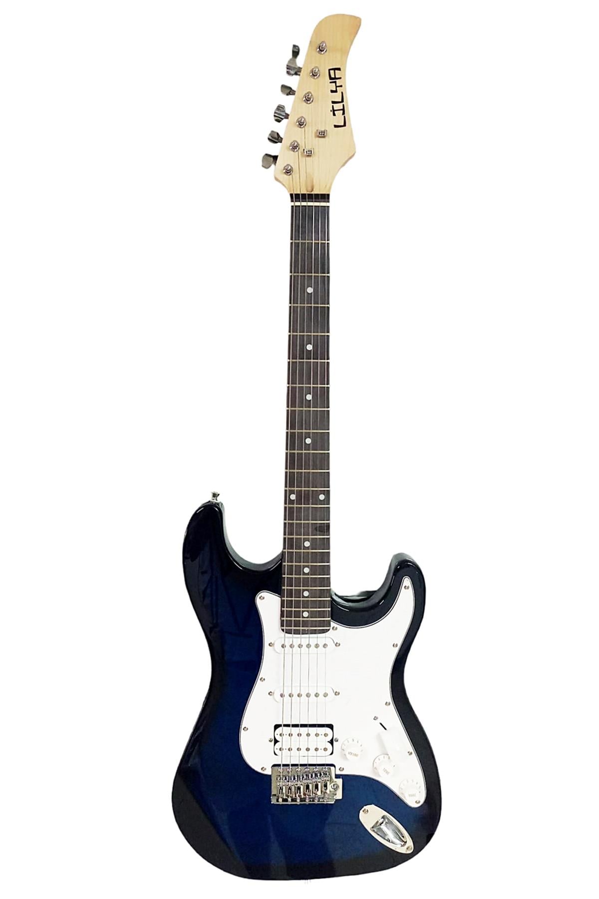 Lilya ST309BLU Elektro Gitar Mavi Renk (HSS)