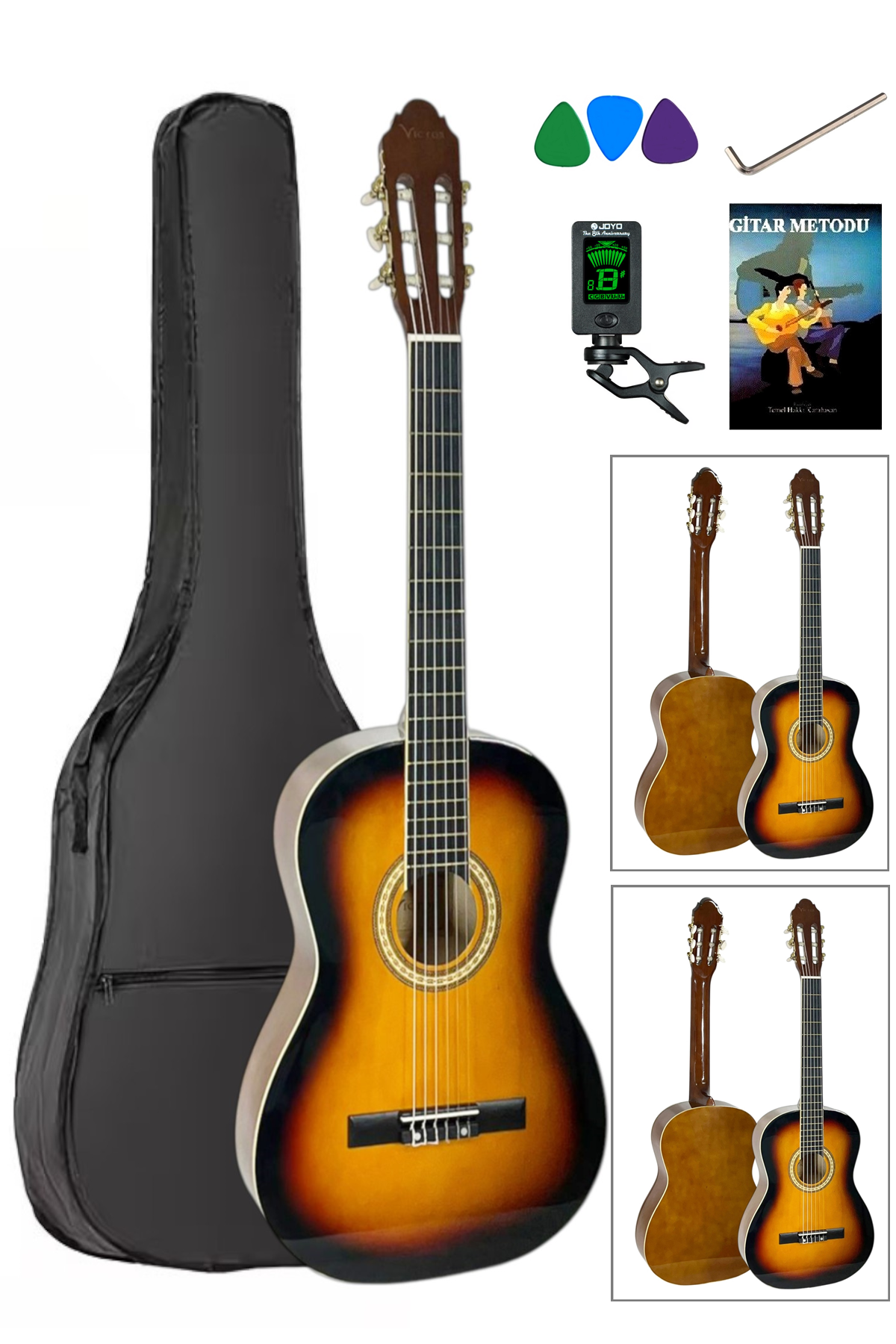 Lucetta Klasik Gitar Seti Günbatımı