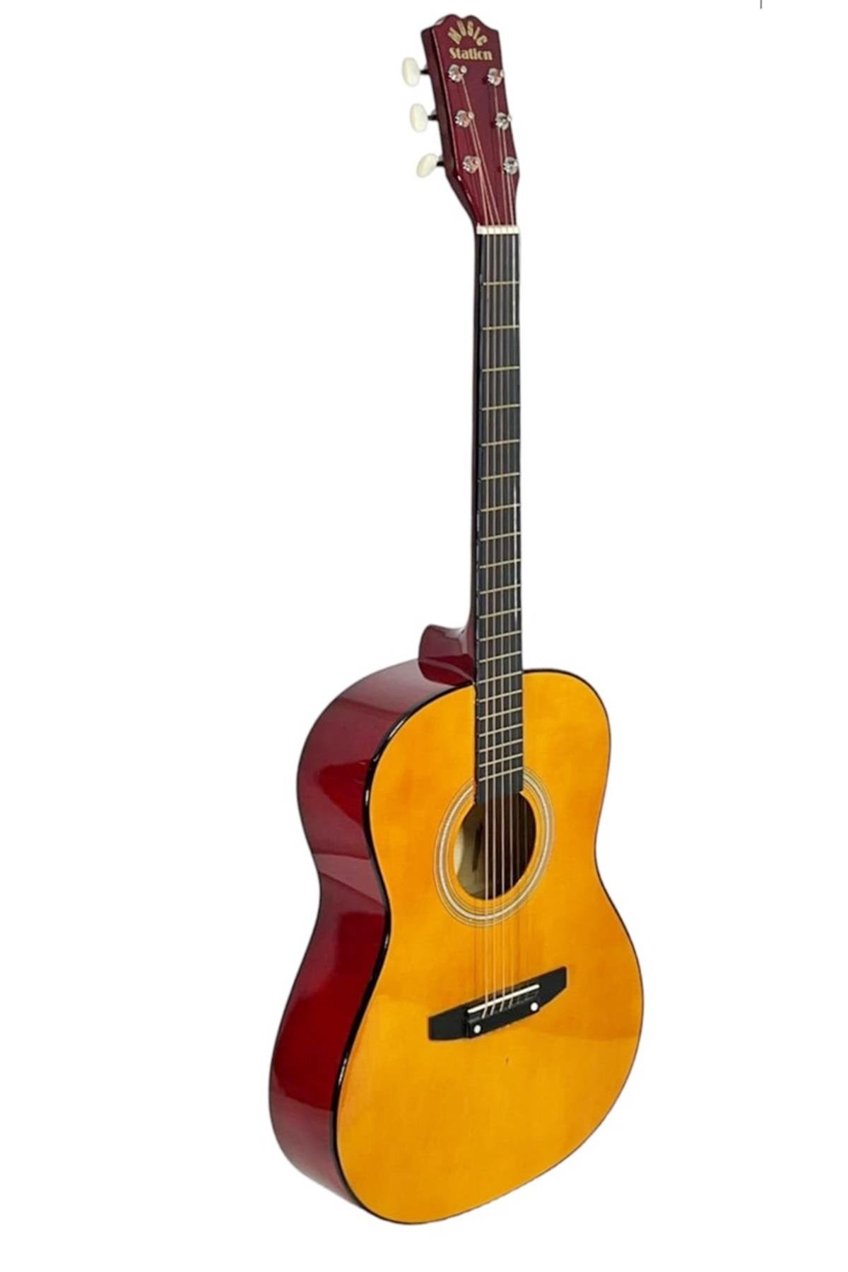 Music Station Akustik Gitar Naturel