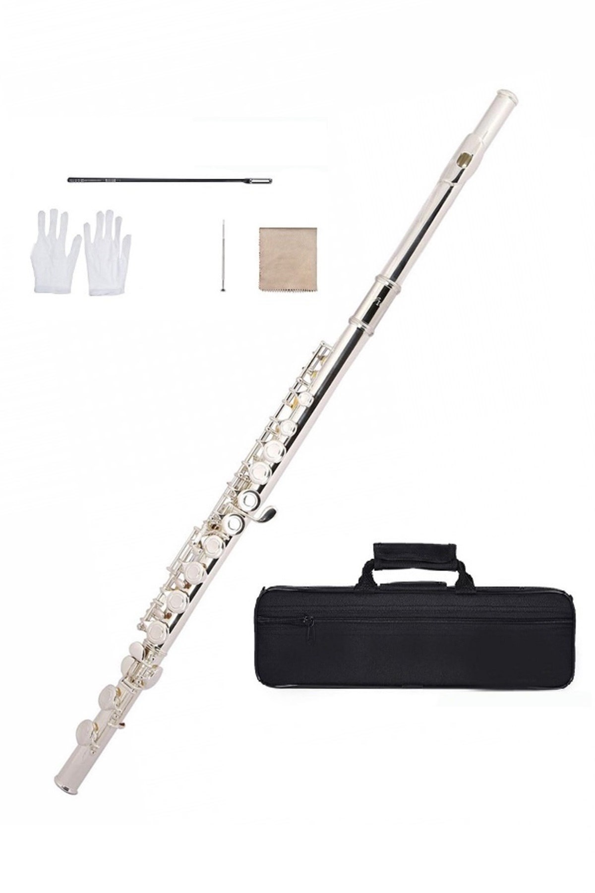 Musicstore Gümüş Kaplama Yanflüt