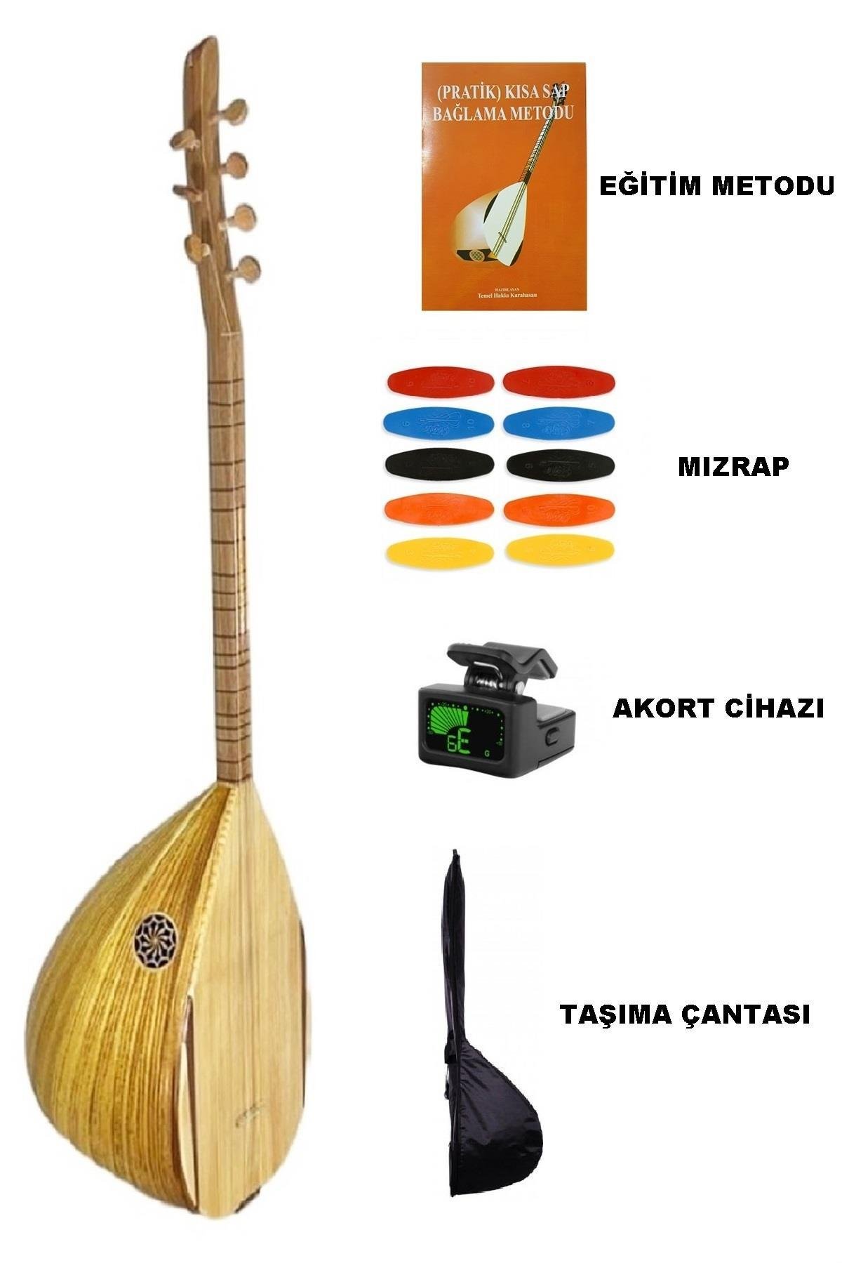 Piarro Kestane Ağacı Uzun Sap Bağlama Seti