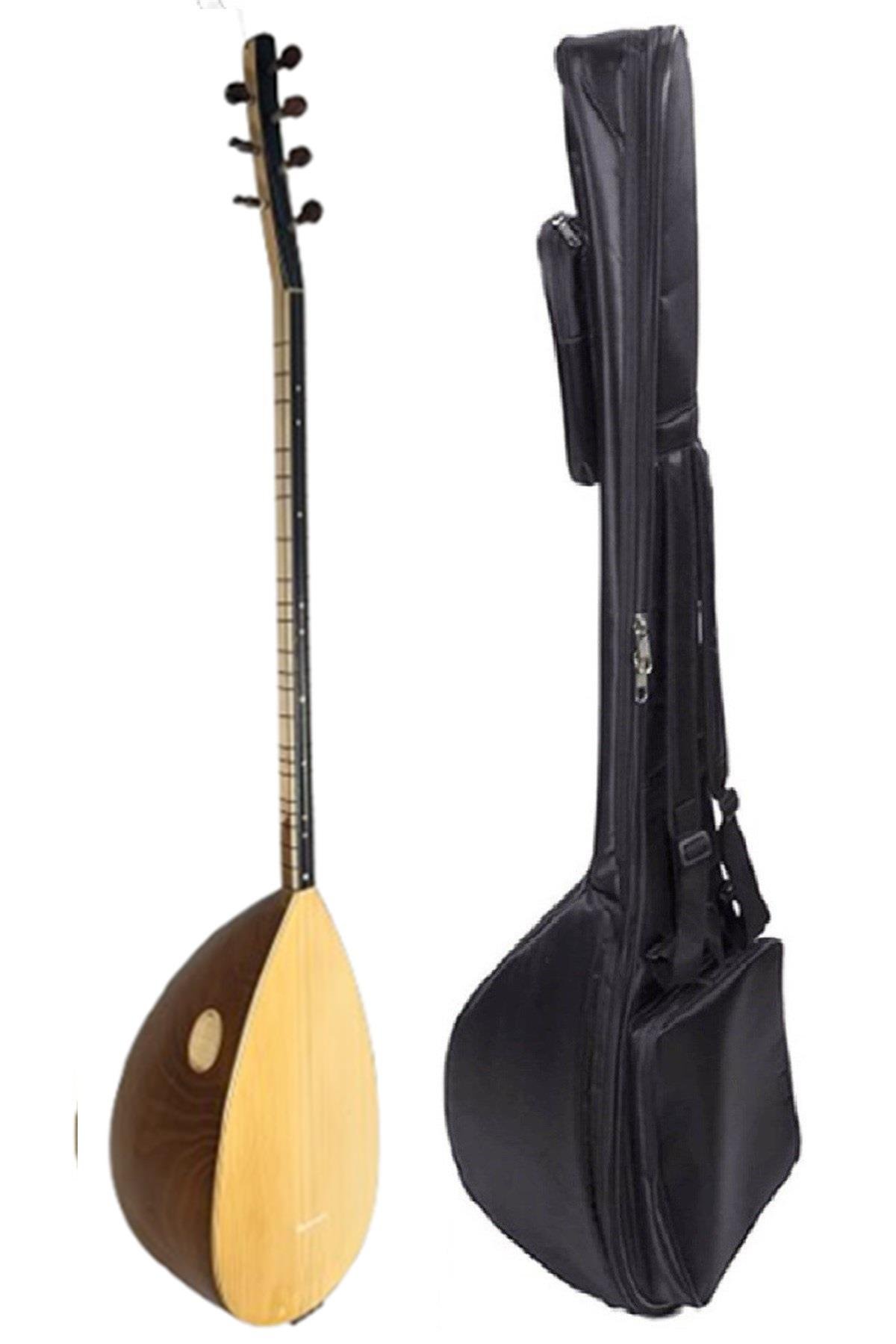 Piarro Profesyonel Uzun Sap El Oyması Dut Ağacı Bağlama 43 Tekne ( Mat Cila )