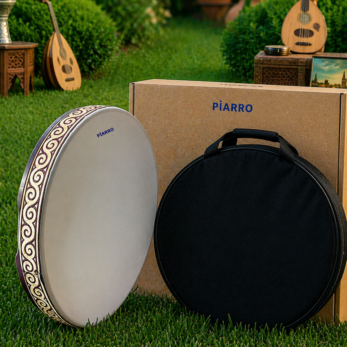 Piarro SB41 Ayarlı Pvs Bendir 41 cm ( Kılıf ve Akort Anahtarı Hediyeli )