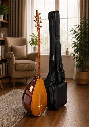 Piarro Uzun Sap Ardıç Ağacı Profesyonel Bağlama ( Çanta Hediye )