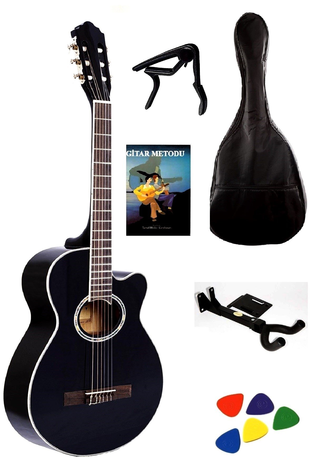 Arriva C-5BK Klasik Gitar Seti