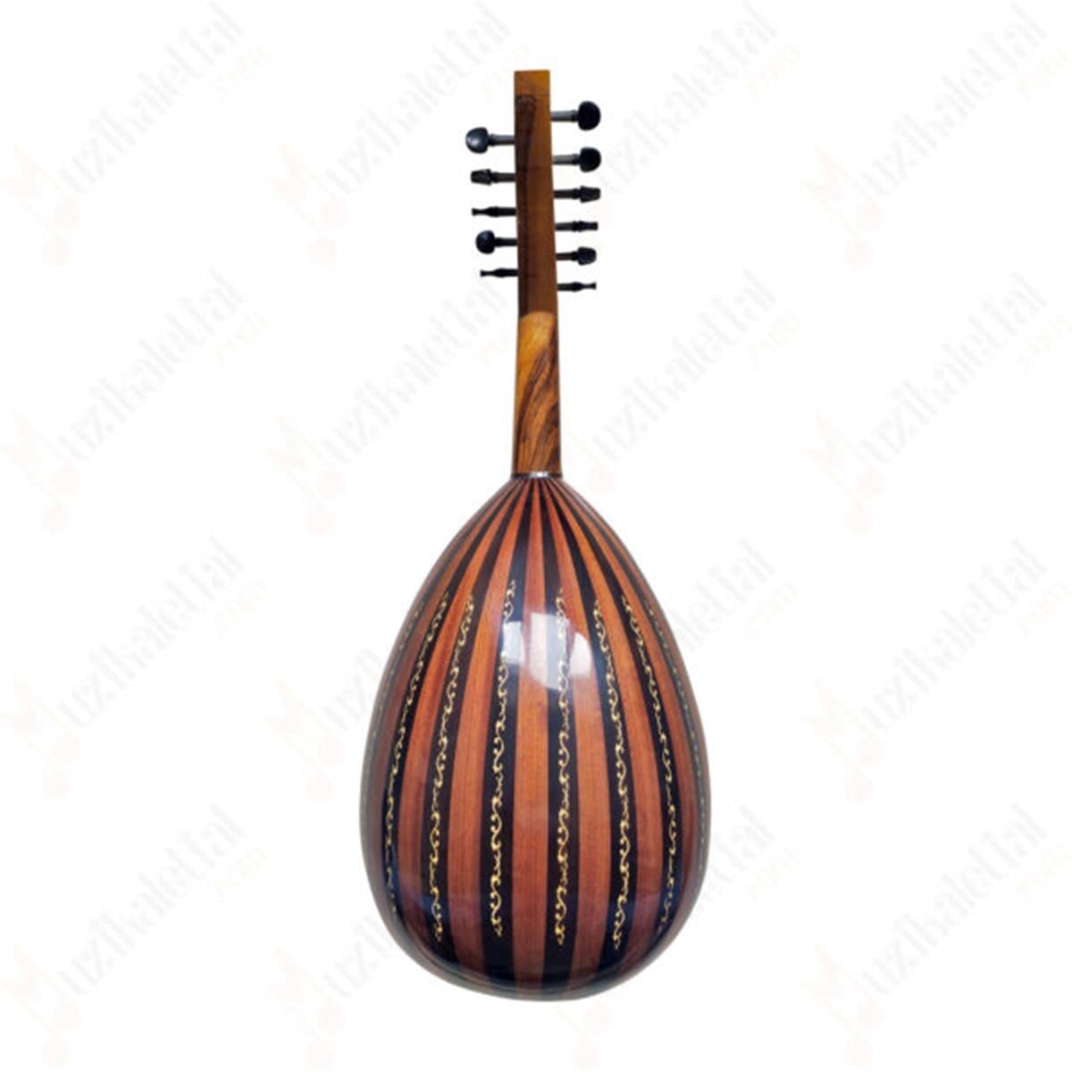 Ceviz ve Kelebek Ağacı Klavyeli Ud