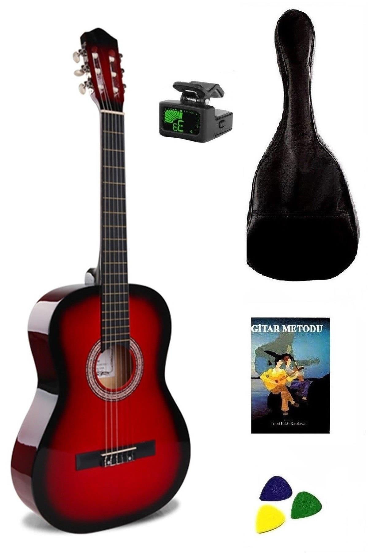 Gonzales Klasik Gitar Seti Kırmızı Renk