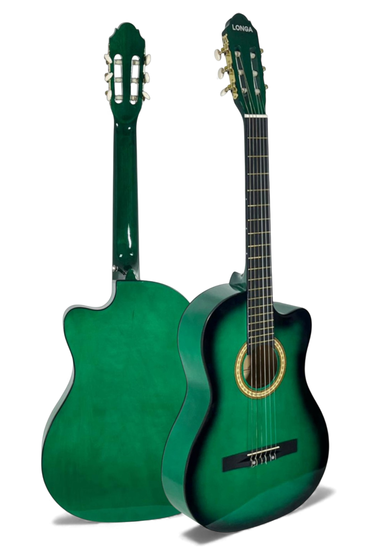 Longa Kesik Kasa Klasik Gitar Siyah