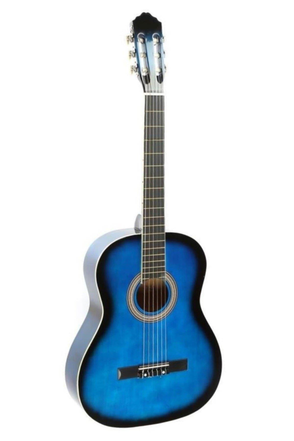 Lucetta  Klasik Gitar Mavi Renk + Taşıma Çantası Hediyeli