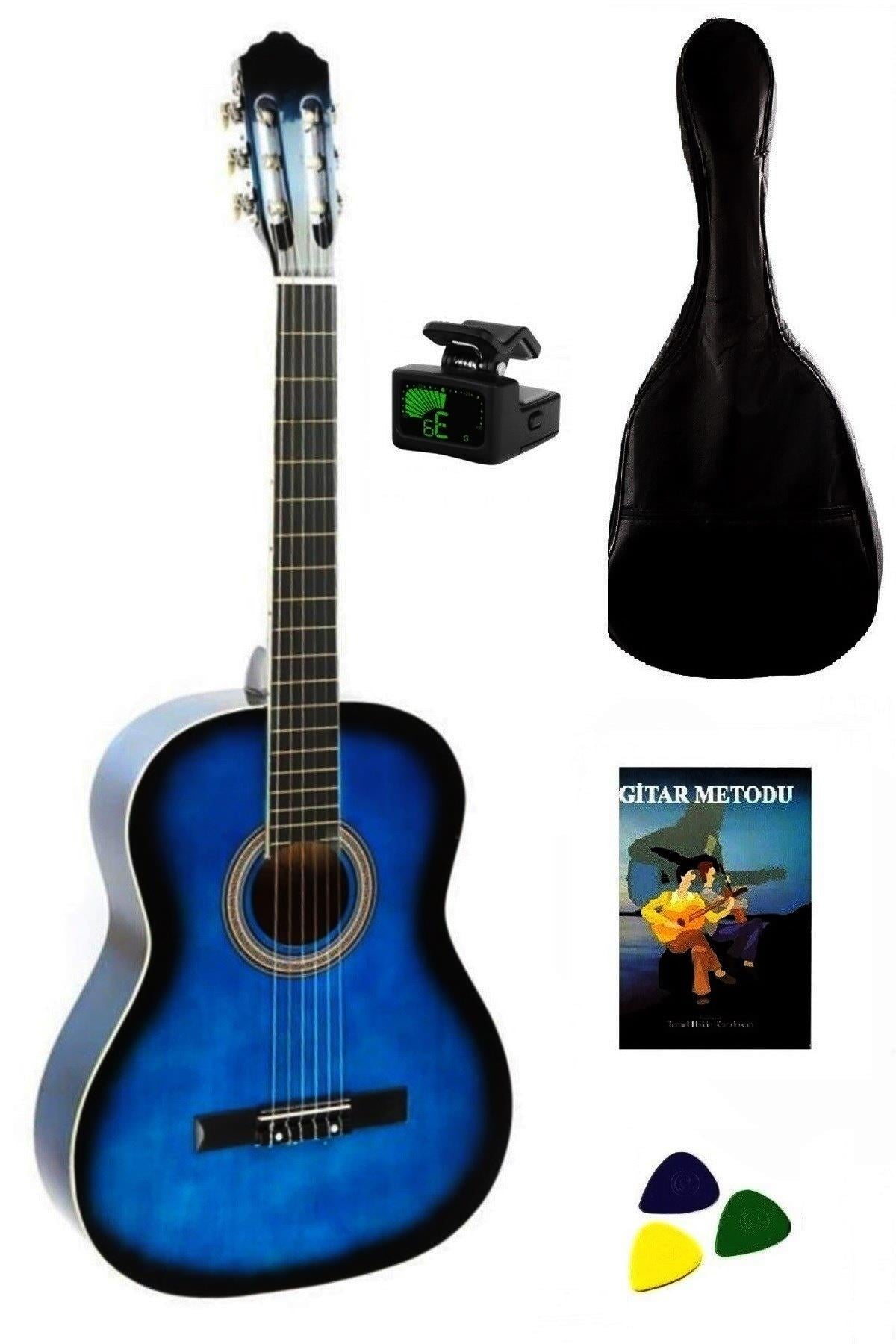 Lucetta Klasik Gitar Seti Mavi Günbatımı