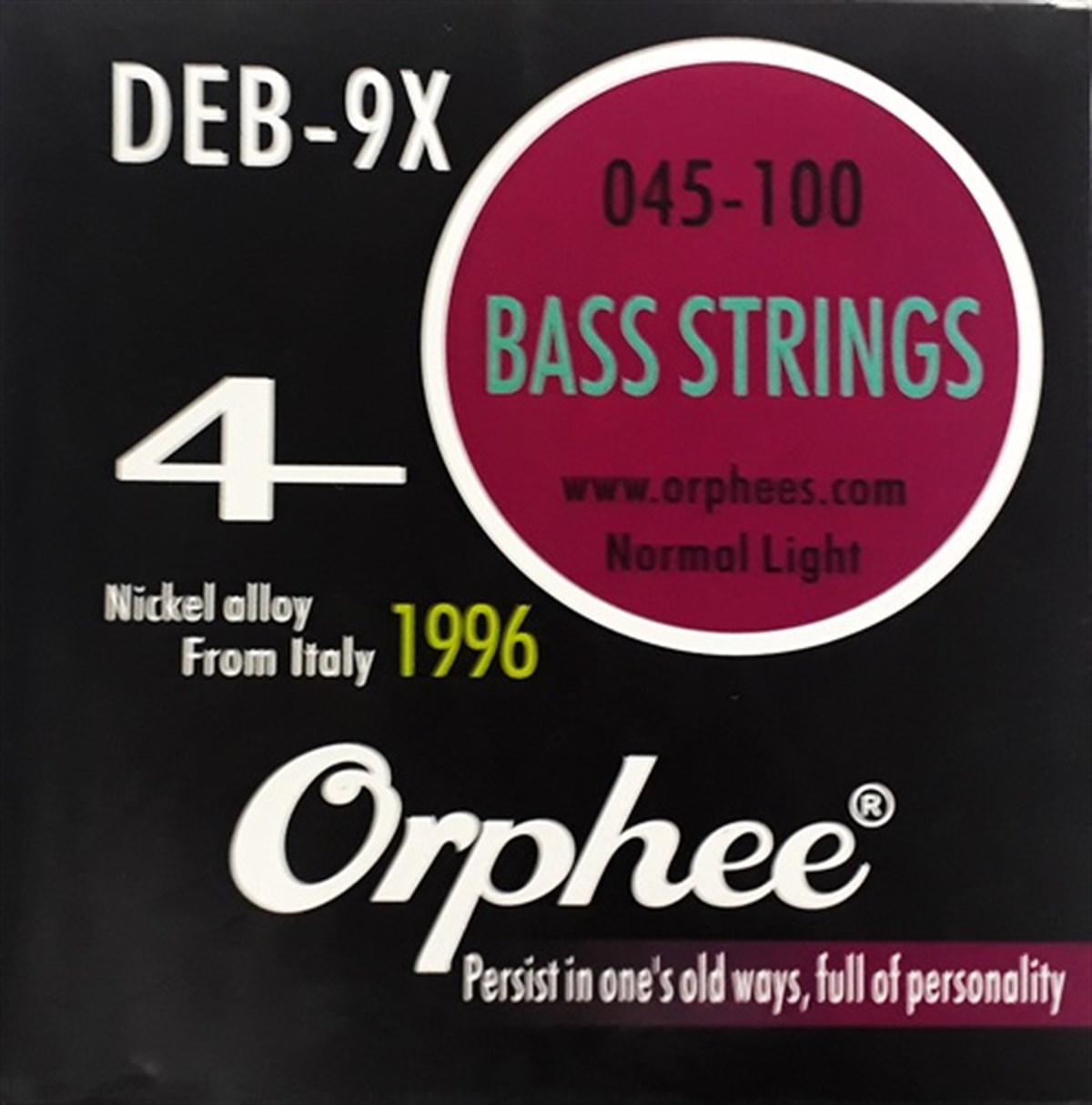Orphee Deb-9X 4Tel 040 Bas Gitar Takım Tel