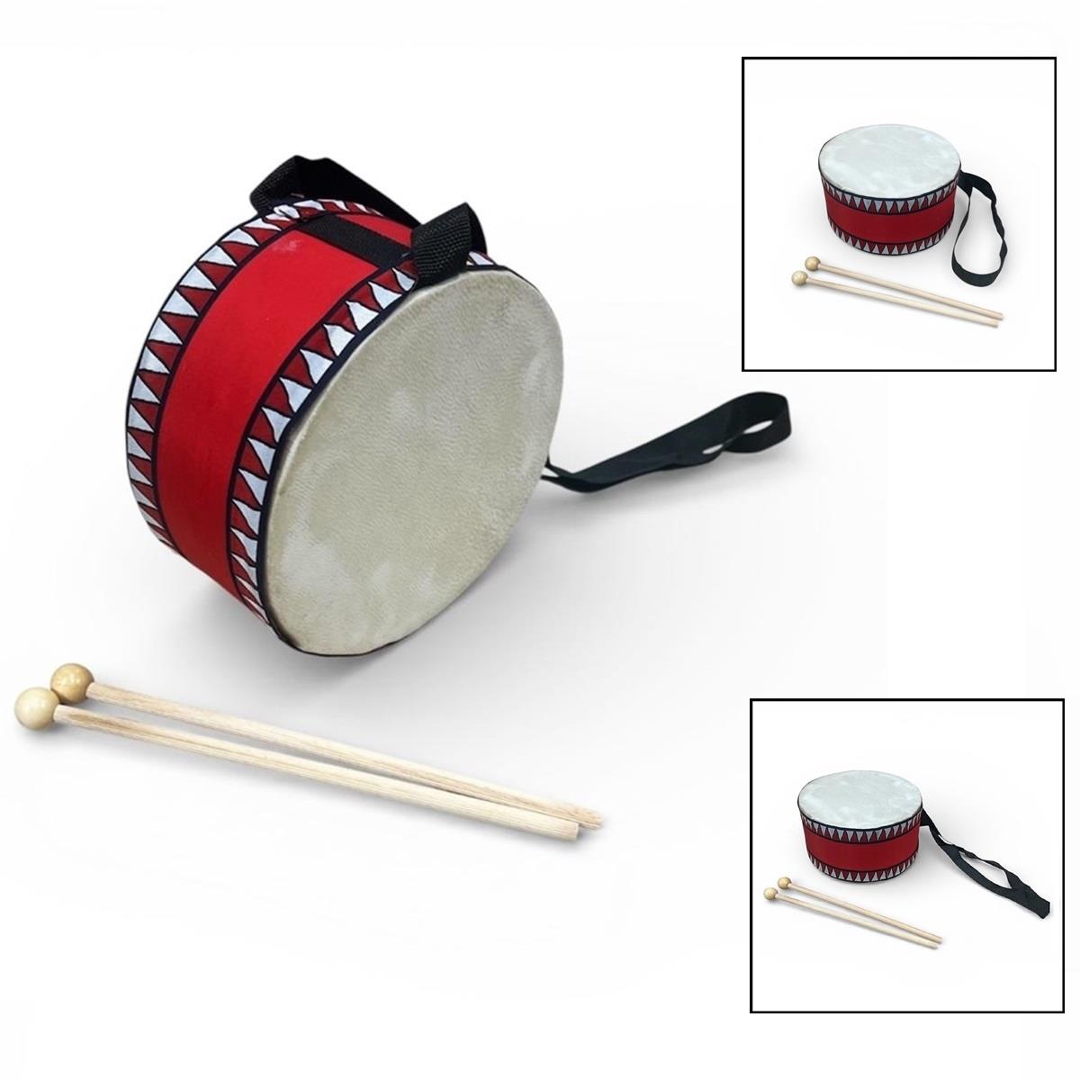 Piarro Deri Çocuk Davulu 20 cm ( Çift Tokmak )