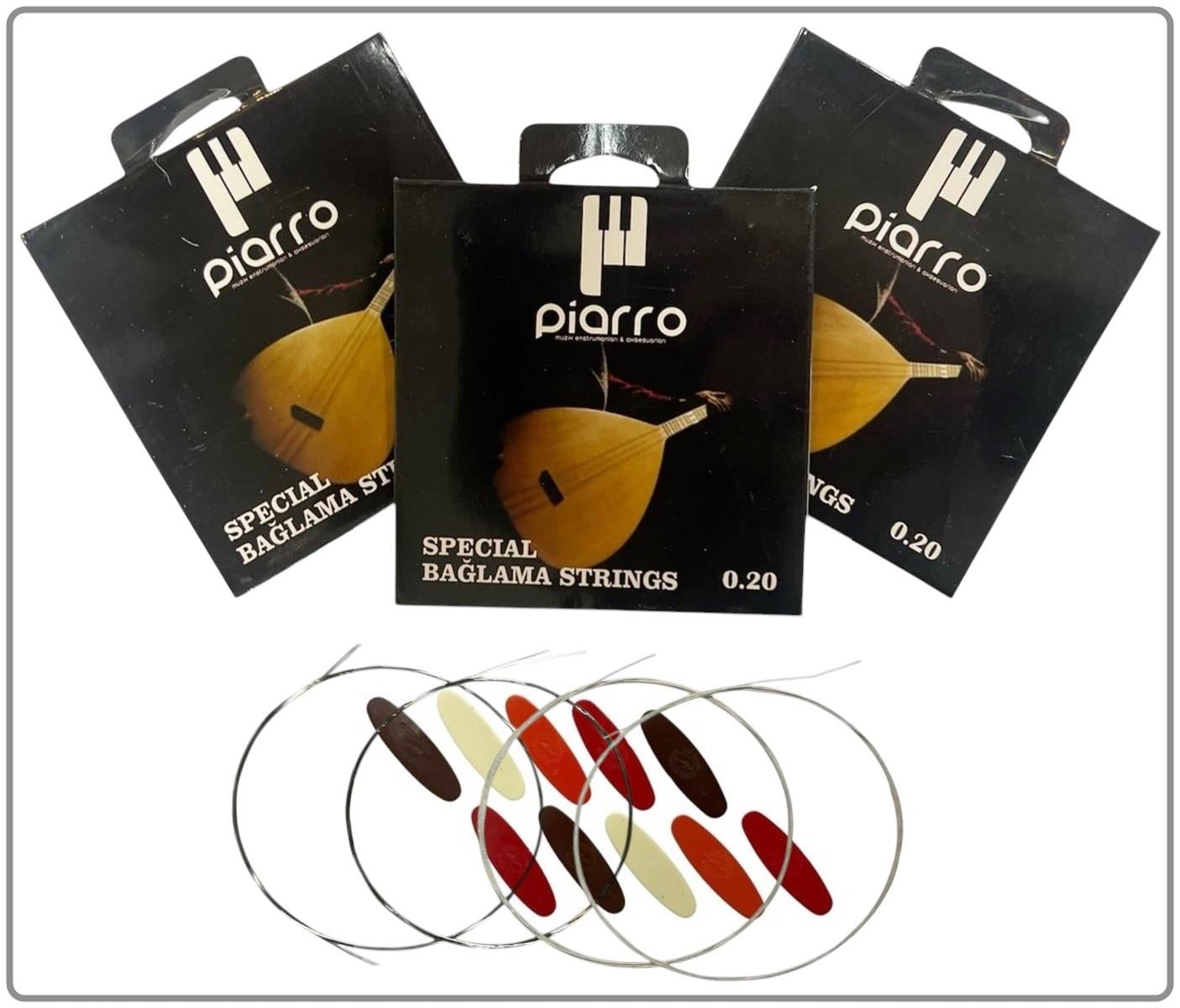 Piarro Profosyonel Uzun Sap Bağlama Teli 0,20 ( 3 Paket )