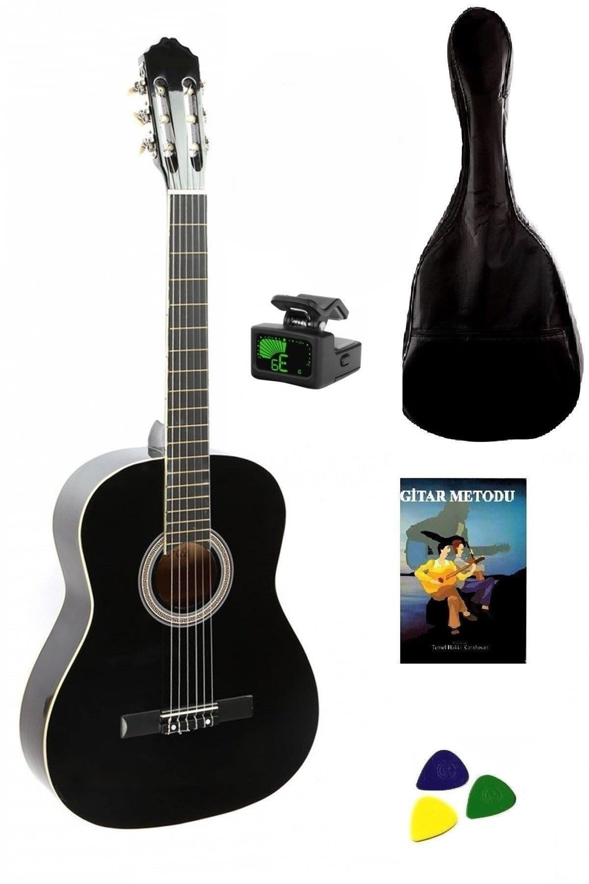 Victor  Klasik Gitar Siyah + Taşıma Çantası Hediyeli