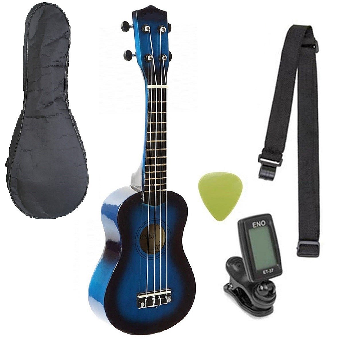 Victor Soprano  Ukulele Seti ( Mavi )
