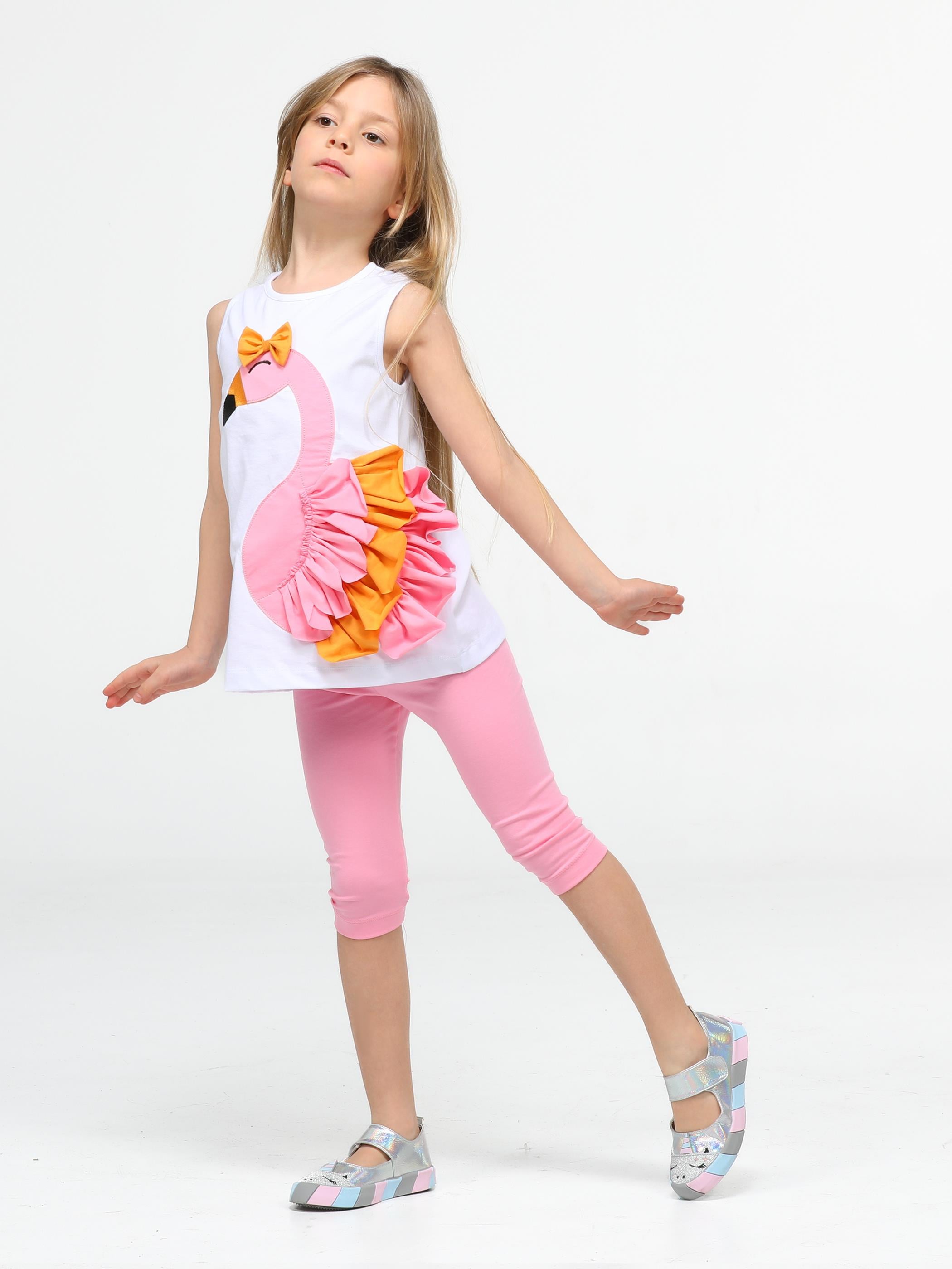 Flamingo Fırfırlı  Tunik Takım 