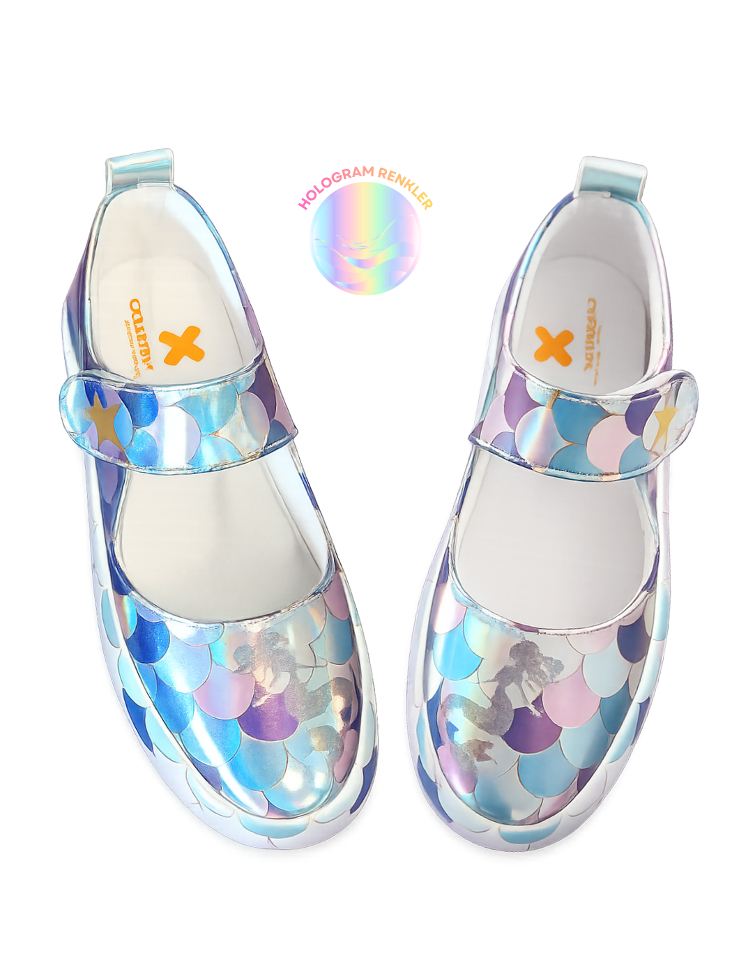 Hologram Mermaid Kız Çocuk Babet Sneaker
