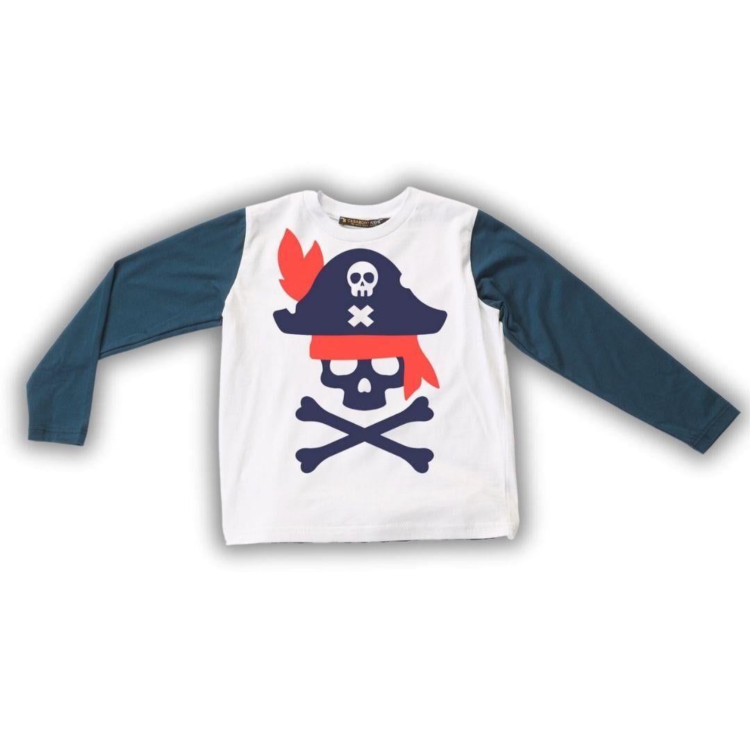Korsan Uzun Kollu Erkek Çocuk T-Shirt