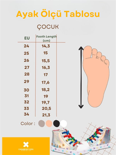 Hologram Gri Cute Kız Çocuk Sneaker