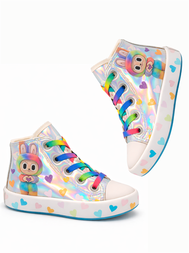 Hologram Gri Cute Kız Çocuk Sneaker