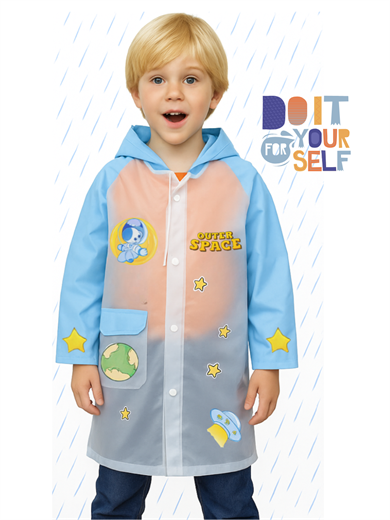 Kendin Tasarla Erkek Çocuk Yağmurluk 