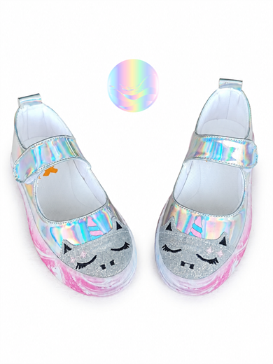Unicorn Dream Hologram Kız Çocuk Babet Sneakers