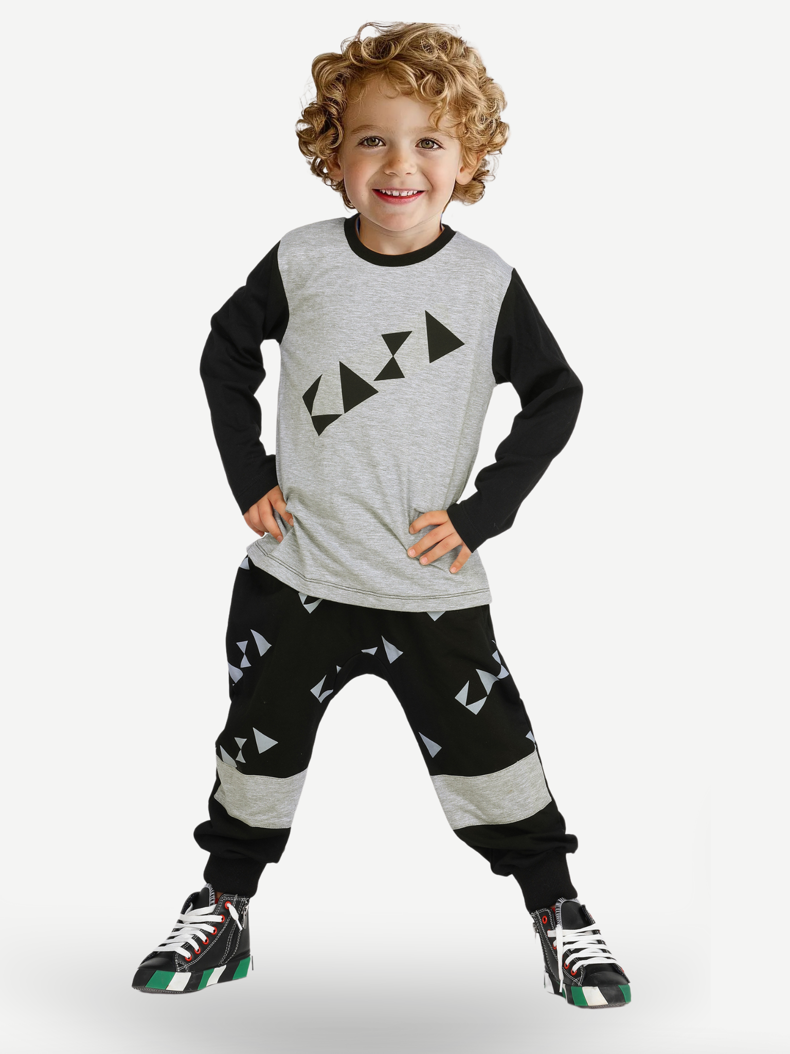 Casa Black Baggy Pantolon + T-shirt Takım