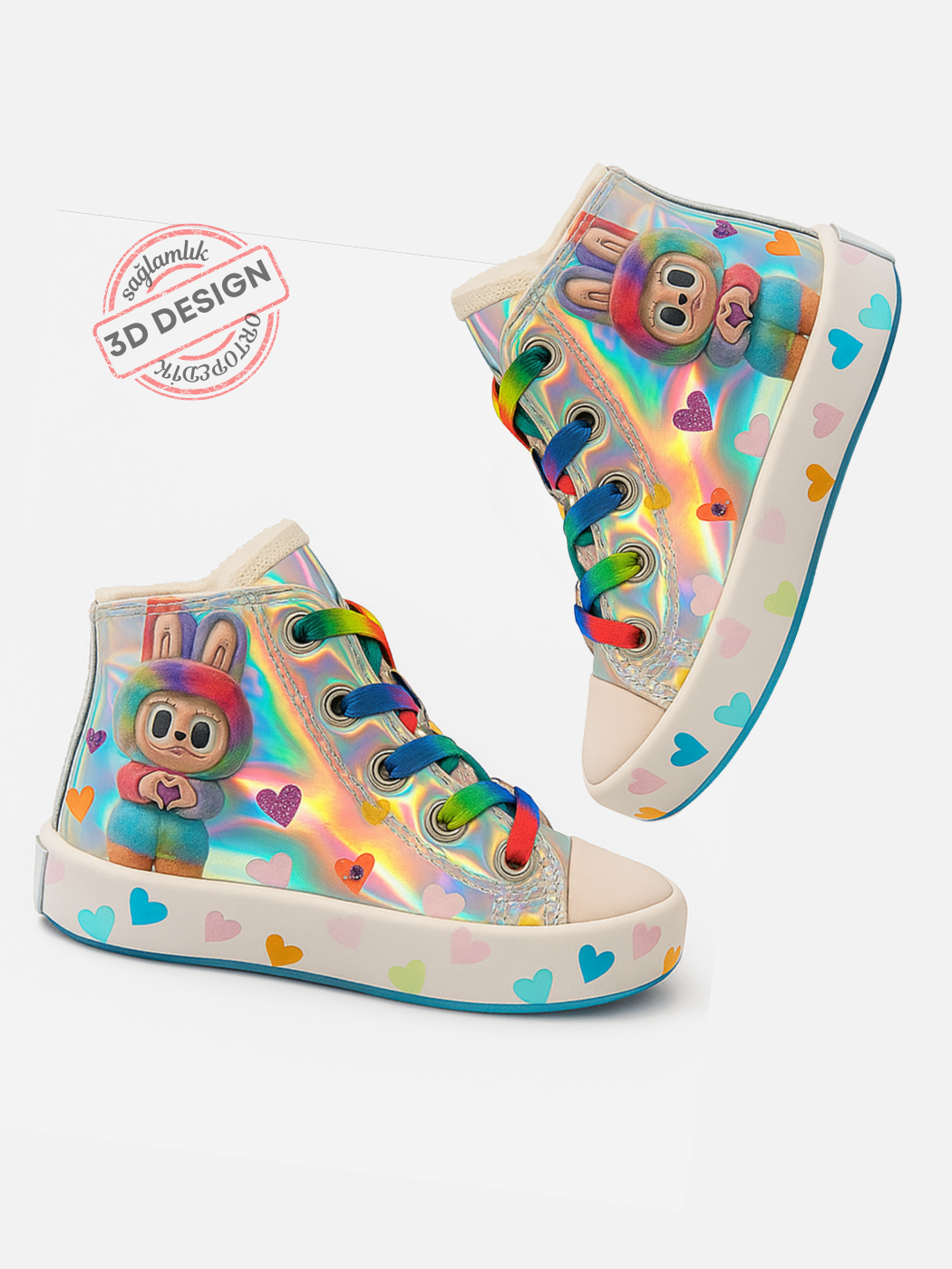 Casa Lb Fermuarlı Hologram Sneakers