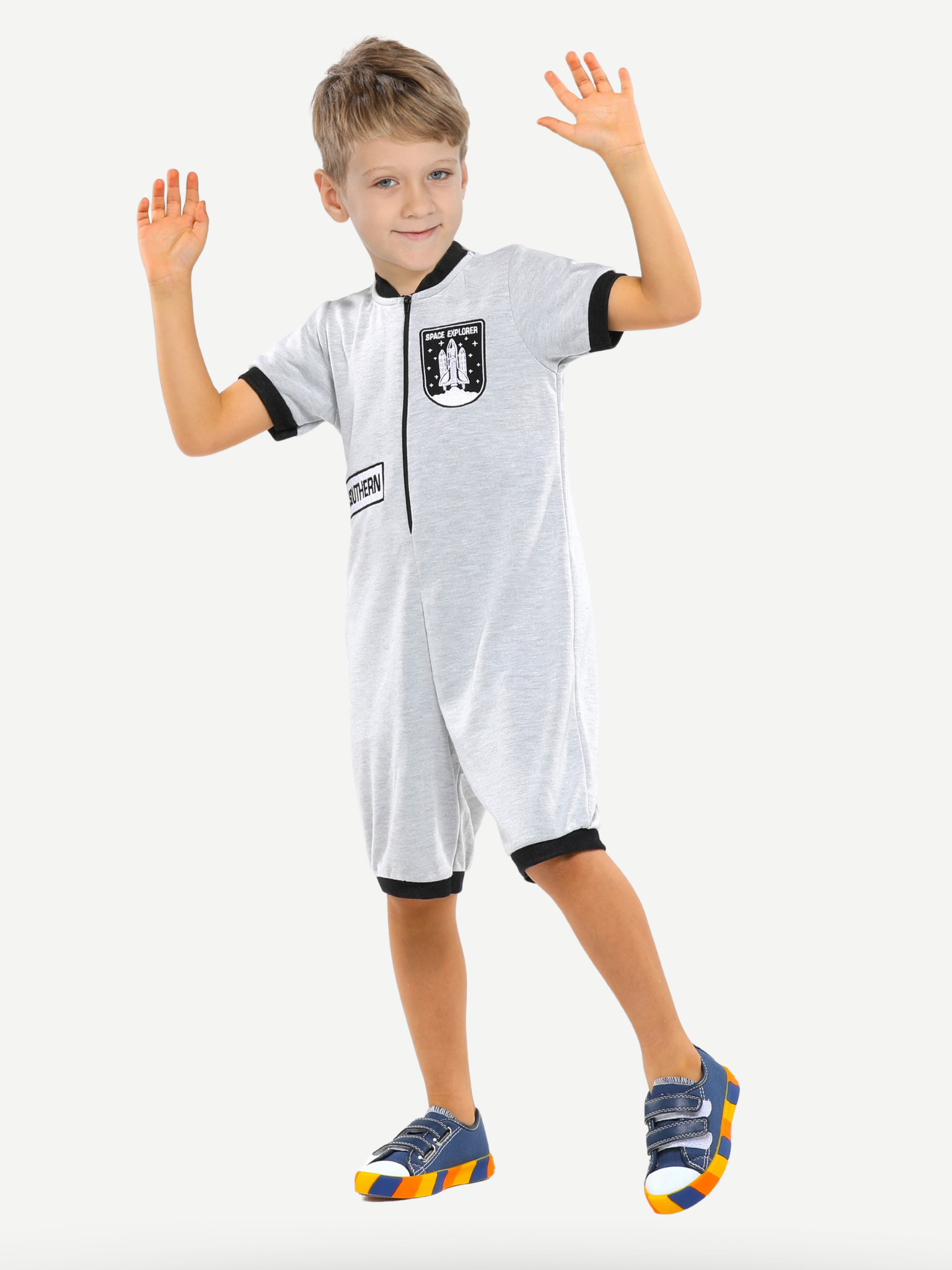 Gri Double Face Erkek Çocuk Tulum