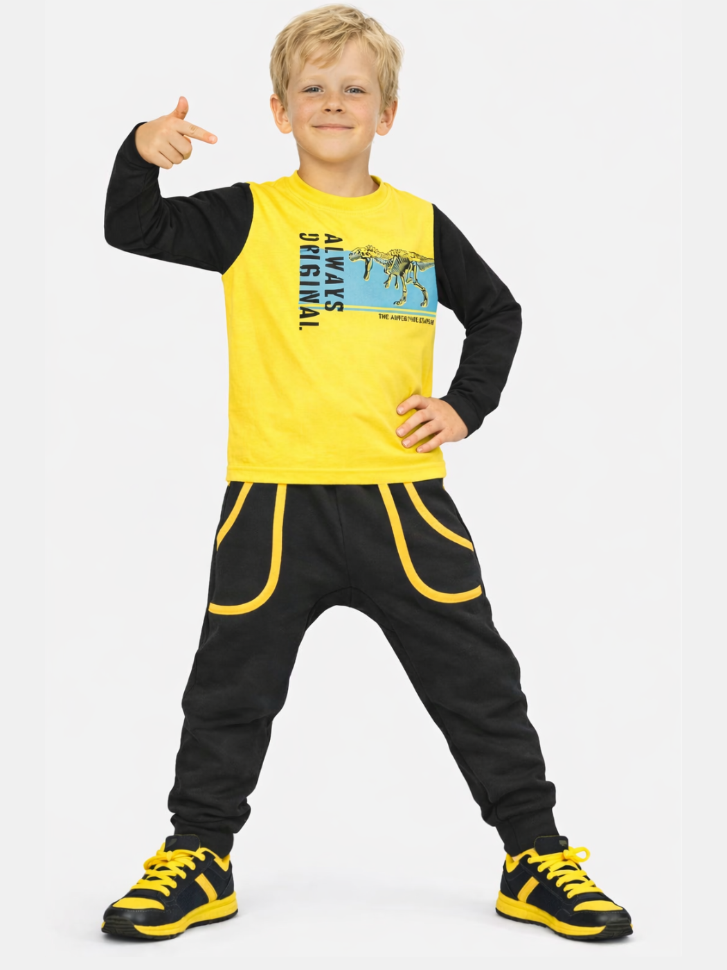 Original Dino Pantolon + T-shirt Takım