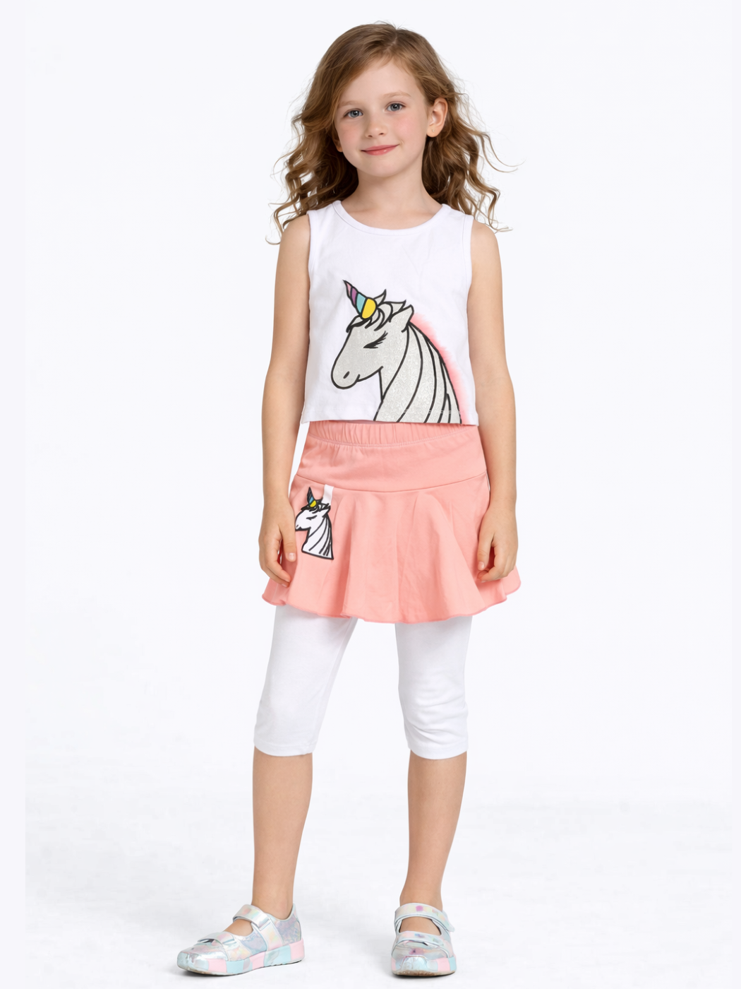 Unicorn Tayt+ T-shirt Kız Çocuk Takım