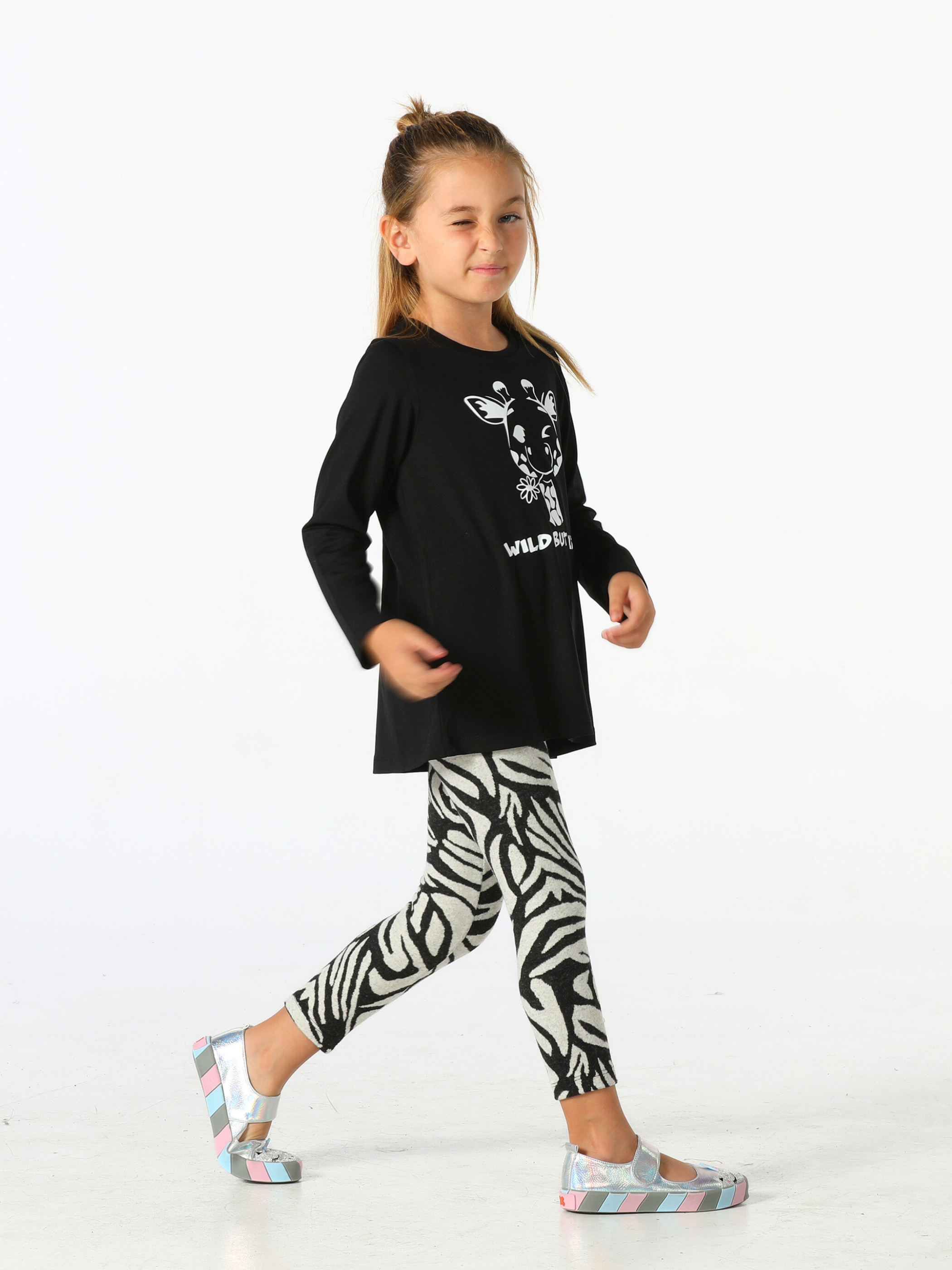 Wild&Cute Kız Çocuk Tunik Takım