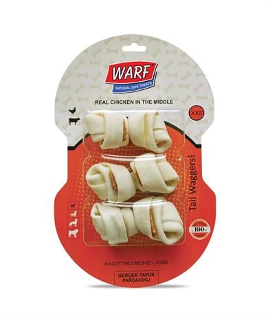 Tavuklu Düğüm Kemik 12,5 CM - 3' LÜ 195 gr