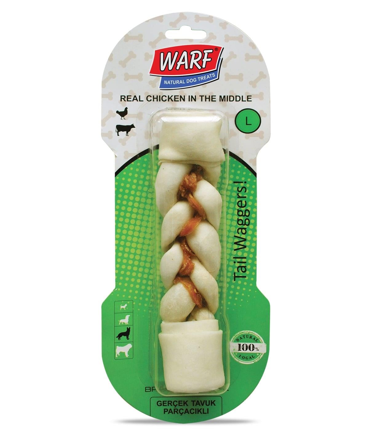 Tavuklu Düğüm Kemik 20 CM - 3' LÜ 115 gr