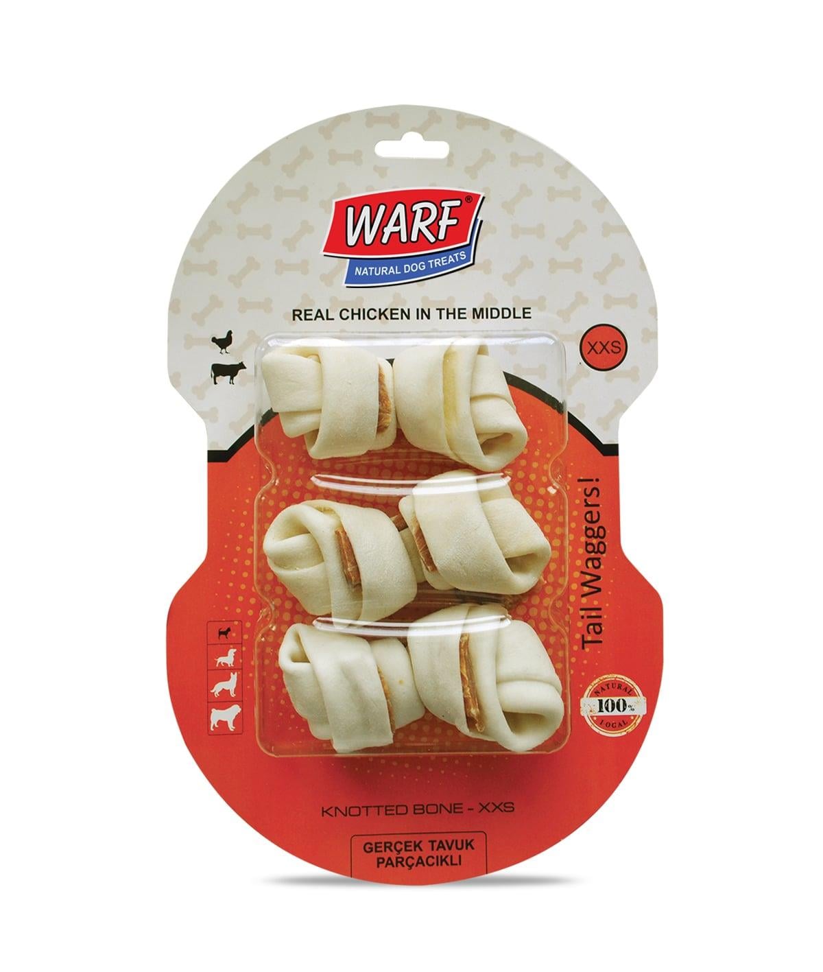 Tavuklu Düğüm Kemik 12,5 CM - 3' LÜ 195 gr