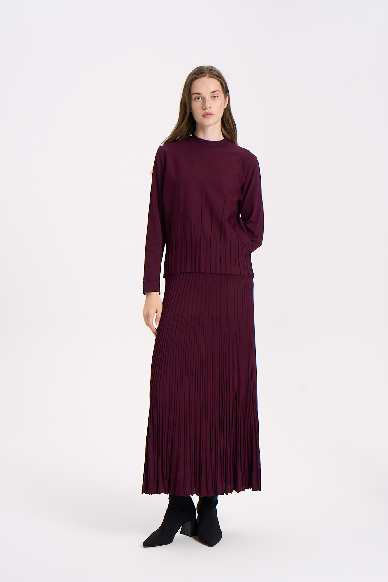 3021 ETK RİP ÖRGÜ PİLİSE ETEK RAYON (BASİC) 
