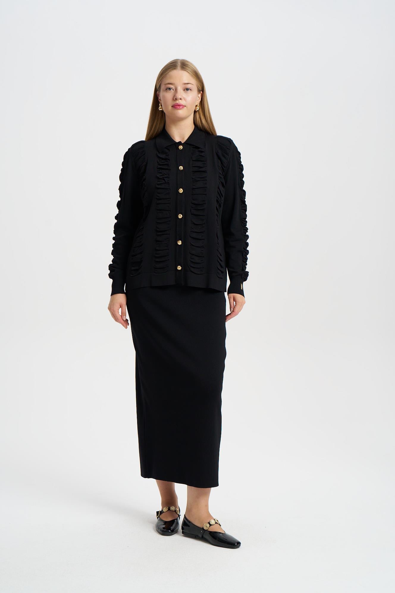 3077 KABLO ÖRGÜ HIRKA